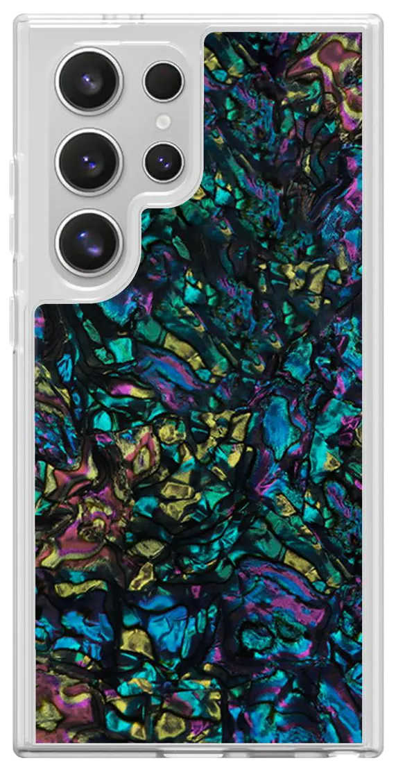 Abalone Shell Design Case S24 Ultra